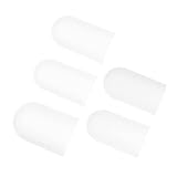 IWOWHERO シリコンフィンガー5個入り 絶縁型 - ギター、ピアノ、バイオリン用保護フィンガープロテクター