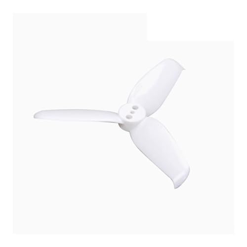 Hélice pour FPV UAV 2540 tripale blanche avec moyeu 1,5 mm pour mini drone