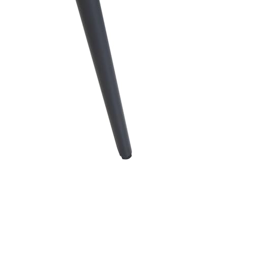 Beliani Extending Oval Dining Table Modern Industrial Metal Legs Light Brown Clavet - Image 8