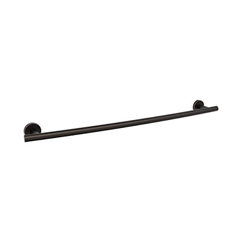 Amerock BH26544ORB | Oil Rubbed Bronze Towel Bar | 24 in (610 mm) Towel Rack | Arrondi | Bathroom Towel Holder | Bathroom Hardware | Bath Accessories