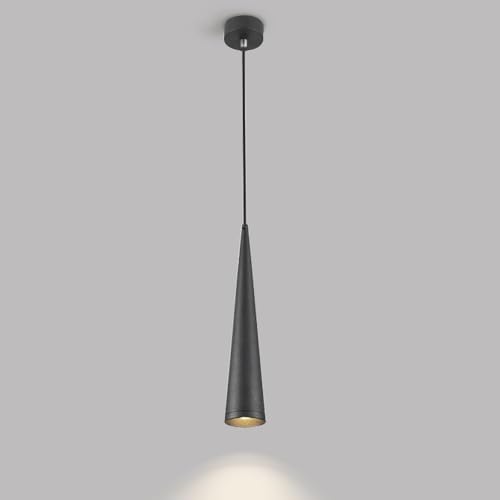 Lámpara colgante blanca H3TF5J de diseño nórdico minimalista con luz lineal de 4000K