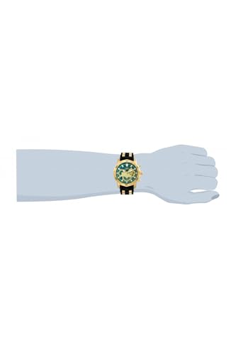 Image of Invicta Men's 23425 Diver's 200M Quartz Multifunction Green Dial Watch
