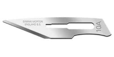 Swann Morton Lame de 0102 – non stérile – Taille 10 A (24)