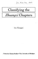 Buy Classifying the Zhuangzi Chapters Volume 65 (Michigan Monographs In Chinese Studies) — BookShops.in