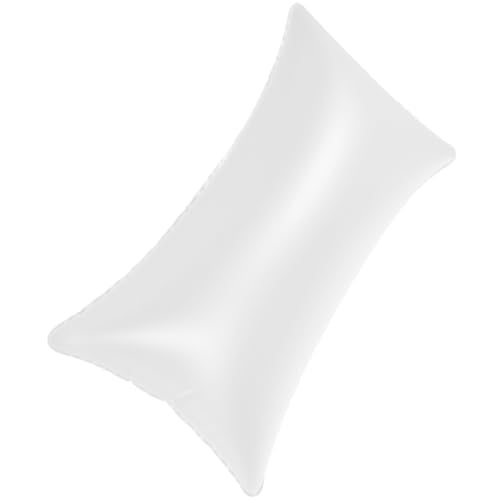 DOITOOL Coussin Gonflable en PVC Transparent Support Dorsal, Design Pliable et Portable, pour Chaises de Jardin et Camping en Plein Air