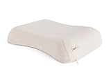 PureTree Organic Contour Latex Pillow - USDA Certified Organic Latex with 100% Organic Cotton Cover