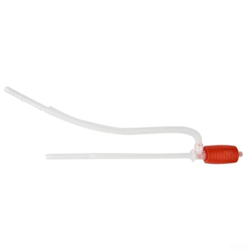 Manual Siphon for Kerosene, Oil, Water Transfer - Liquid Sucker Hose Tool Compatible with Car Fuel, Boat Bilge, Water Bed Drain, Clogged Sink