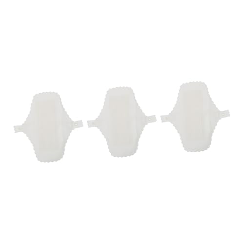 VALICLUD 3 Piezas Toallas Sanitarias Reutilizables de Algodón Transpirable con Botón Kit para Menstruación Lavables y Ecológicas para Protección Femenina