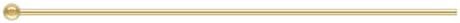 14kt Gold Filled 28ga 1.5" Ball Headpin - 20pcs (13595)/1