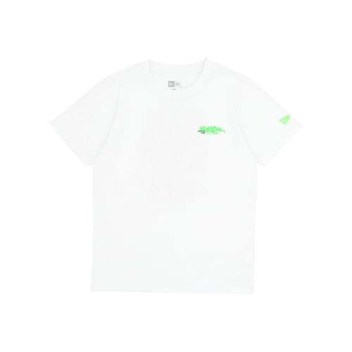 [�j���[�G��] newera �L�b�Y ���� T�V���c Youth S/S Cotton Tee 14683833 NER36K1394 �z���C�g �� �V�� 130 Graffiti ONSPOTZ�ʒ� �j�̎q ���̎q �q�� �A�p���� �l�C���킢���M�t�g �a