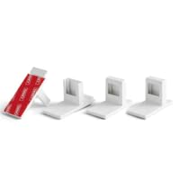 Concept Blinds Set of adhesive fixings - Set of 4 fixings - Compatible with our Customised Pleated Shades (White)