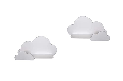 Image of BugyBagy Trend Lab Cloud Wall Shelf (Set of 2 Shelves)