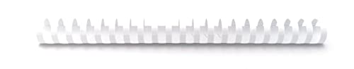 Reliure spirale plastique A4 Alevar 25mm blanche pour 200 feuilles