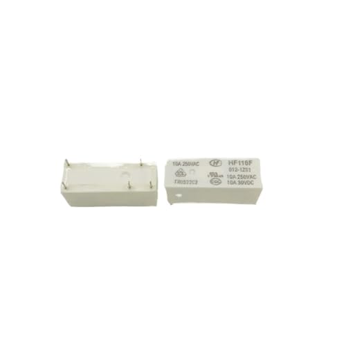 Relé JQX-118F 12V de 5 pines y 10A para placas electrónicas pack de 2 unidades