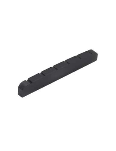 Sillet de guitare pré-fendu en os noir 42x6x3mm pour guitare électrique Strat Tele