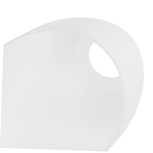 Image of Veemoon Plastic Lampshade, 4Pcs Replacement Lampshades Inclined Horseshoe Shape White Lampshade Floor Lamp Light Covers for Bedroom Living Room Floor Lamp Ceiling Light Covers