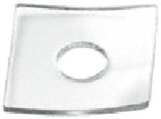 Clear 3/4" O.D. Square Washer Pack of 10