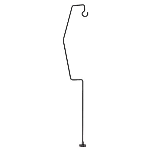 Fuchooky Camping Lantern Stand with Magnetic Base Wrought Iron Retro Tabletop Light Pole 21.1 Inch for Outdoor Camping Fishing Backpacking