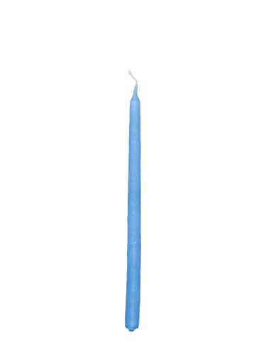 Bougies Hanukah SHALHEVET de Safed faites main bleu blanc Israël lot 45