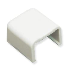 Icc 3/4" Cable Raceway End Cap, White, Single #TOP23