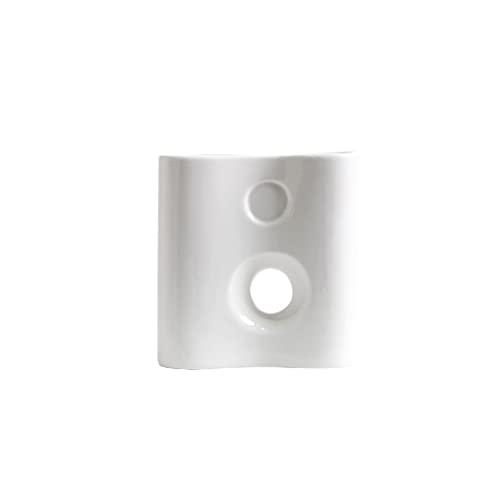 Vase géométrique pour fleur séchée resolvant le manque d'eclat du salon blanc - 2