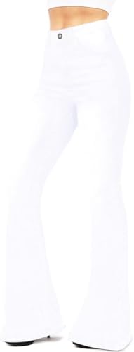 Image of Flare Jeans for Women Women's Bootcut Bell Bottom Jeans High Waisted Stretch Slimming Pants