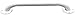 Medline 24 Inch Grab Bar, White