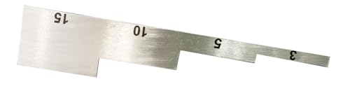 Calibration Test Block 4 Step 3mm 5mm 10mm 15mm 304 Stainless Steel para Calibrador de Espesor Ultrasónico en NDT miniatura 5