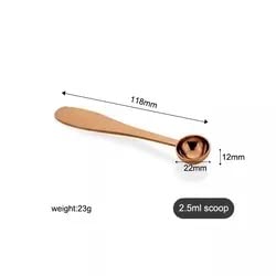 Cuillère de mesure à thé Matcha acier inoxydable | Brûlerie des Graves