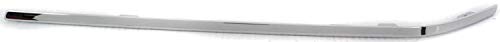 Evan-Fischer Bumper Trim compatible with Chrysler 300 05-10 Front LH Plastic Chrome Bumper Strip Left Side