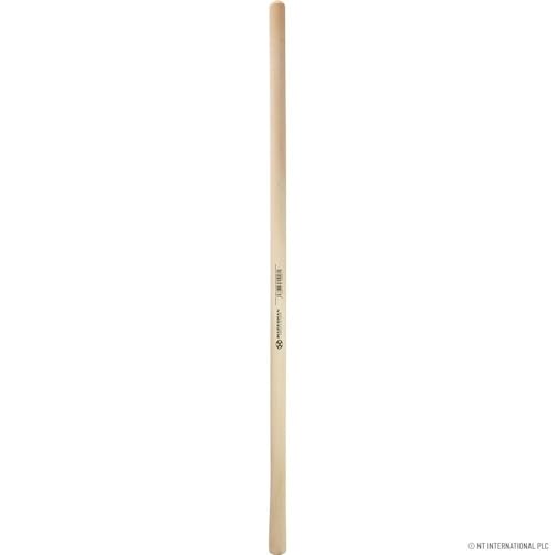 BARGAINS-GALORE 90Cm Thin Wooden Hoe Handle - Emergency, Replacement Stick | Ideally for Hoe’s, But is Also Multipurpose | Strong Beech Wood | Durable & Long Lasting