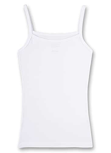 Preisvergleich Produktbild Sanetta Mädchen-Unterhemd Weiß / Hochwertiges und nachhaltiges Unterhemd für Mädchen aus Baumwolle. Unterwäsche für Mädchen