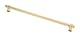 GTV - Möbelgriff IMPERIAL | Griff Griffe Möbelgriffe | Lange 35,4 cm| Bohrlochabstand 32 cm | ZnAl |Gold gebürstet