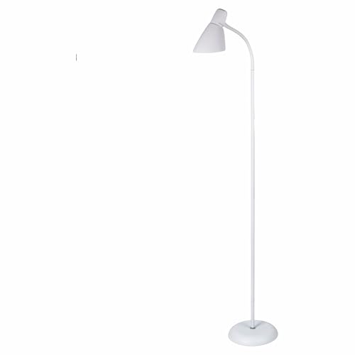Galileo Casa Lampada piantana in ferro, paralume orientabile, h. 144 cm, bianco, Kooper