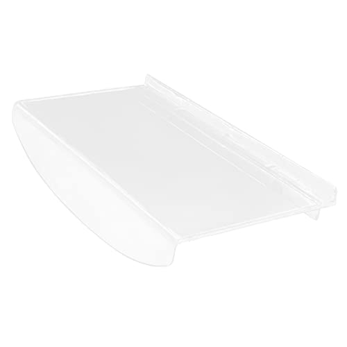 HOODANCOS 6pcs Floating Shoe Shelves for Wall Transparent Display Rack for Home Shop Store Easy to Install Shoe Shelf for Various for Sneakers Heels Casual Footwear