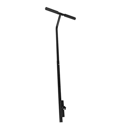 Barre de poignée pour trampoline en acier inoxydable noir durable et résistant pour petits et grands