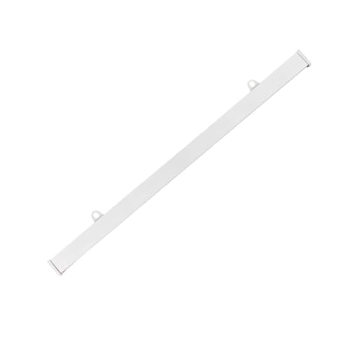 Luxshiny Cornice per Poster in Lega di Alluminio 60 CM Asta Appendiabiti per Esposizione di Poster e Striscioni Supporto per Visualizzazione Pubblicitaria in Supermercati e Negozi