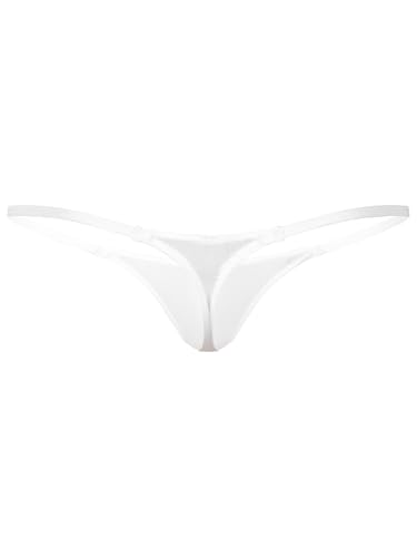 Vxuxlje Men''s Sexy Thongs Underwear Solid Color Stretchy Low Rise Micro G-String Underpants2