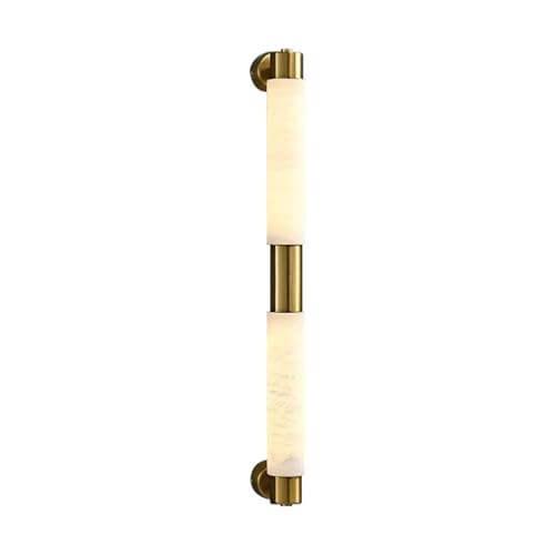 Lampe de chevet en marbre 70cm créant une ambiance douce pour chambre épurée
