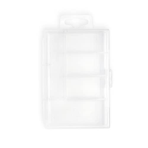 Image of Dritz Plastic Storage Box with Dividers, Clear