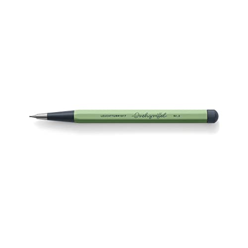 LEUCHTTURM1917 - Drehgriffel Mechanical Pencil - Refillable Writing Stylus with 0.7 mm HB Graphite Lead (Sage)