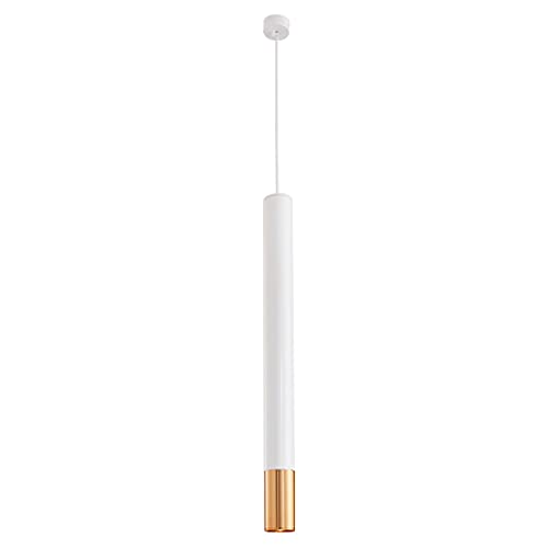 Lámpara colgante aluminio RAGGZZ 7W 6000K cilíndrica con altura ajustable para iluminación de techo y cocina