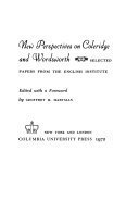 New Perspectives on Coleridge and Wordsworth: Selected Papers from the English Institute (English Institute Essays) 0231036795 Book Cover