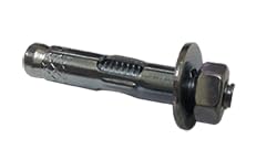 1/2" x 6" Hex Sleeve Anchor Zinc Plated Steel (Quantity: 10 pcs) Sleeve Anchors for Concrete, Masonry, Brick, Concrete Walls