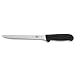 Victorinox Cutlery 8-Inch Straight Fillet Fishing Knife, Flexible Black Fibrox Handle