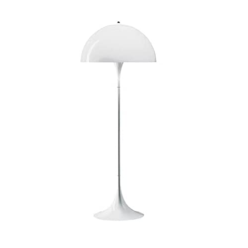 Lámpara de pie hongo acrílico blanco para salón y estudio
