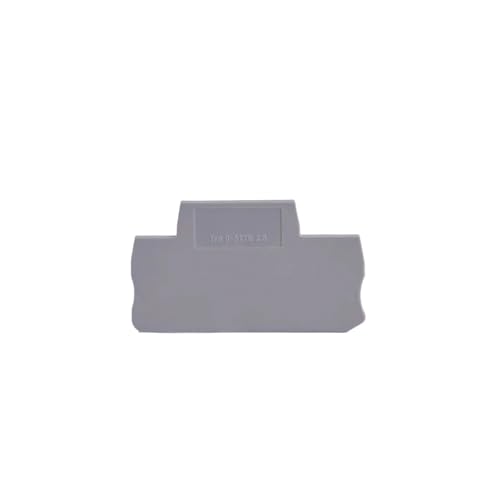 20Pcs D-STTB2.5 End Cover For STTB 2.5 Double-Level Terminal Block Strip 2.5mm Wire Din Rail Connector D-STTB2.5 Barrier Plate