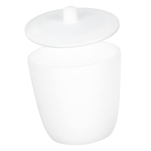 Unomor 100ml PTFE Crucible Lid Laboratory Crucible for Metal Melting Heat Resistant Non Stick Surface