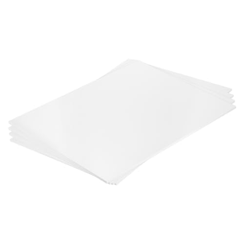MECCANIXITY ABS Plastic Sheet 16 Inch x 12 Inch x 0.2 Inch ABS Styrene Sheets for Building Model DIY Crafts Panel White 4 Pcs