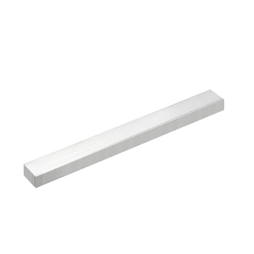 Image of uxcell Square Aluminum Flat Bar, 5 /8 inch Thick 1 inch Width 10 inch Length Square Aluminum Bar 6061 Aluminum Flat Plate, 16 x 25 x 254mm T6511 Solid New Mill Stock for Industrial Building